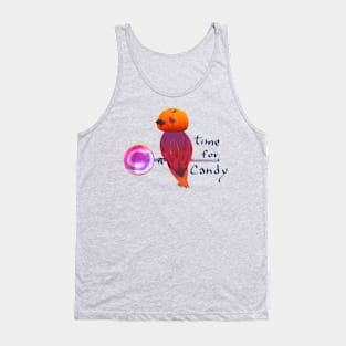 Halloween Bird - Time for Candy Tank Top